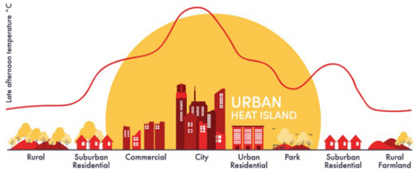 EFFET D&rsquo;ILOT DE CHALEUR URBAIN A BRUXELLES